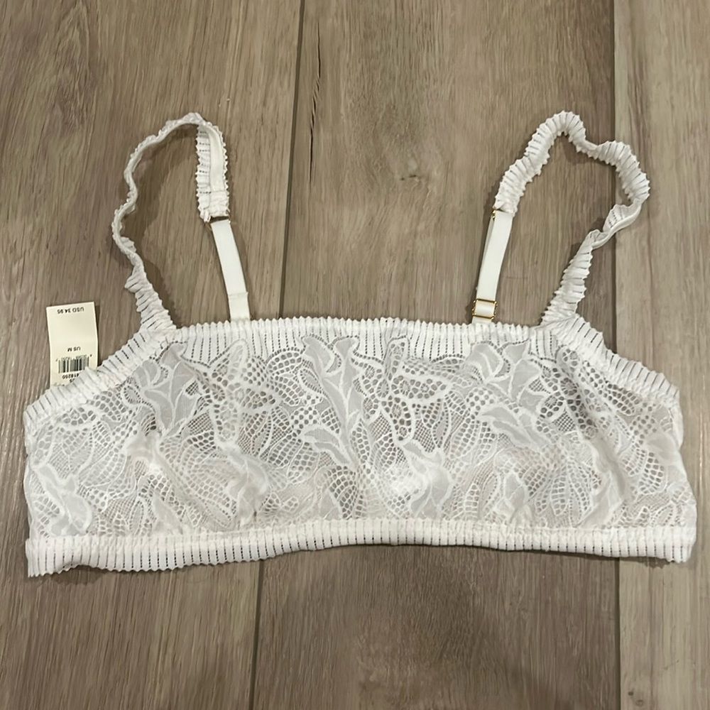 aerie White Lace Bralette